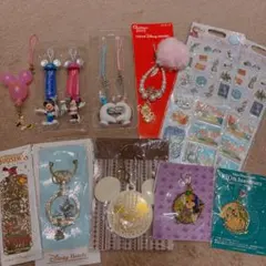 Disney まとめ売り　ディズニーストラップセット