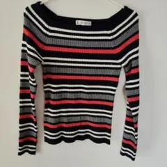 KUMIKYOKU オフショルダー ニットセーター サイズ2