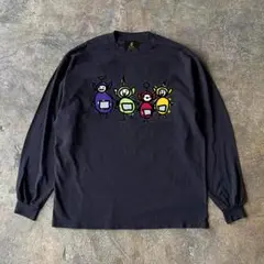Teletubbies テレタビーズ ロンT 長袖 Ｔシャツ ブラック L
