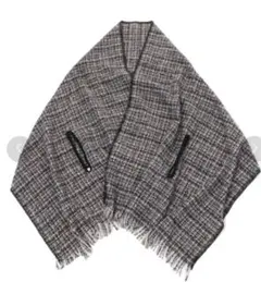 nikoand…ニコアンド 2wayストール　マフラー 黄色チェック