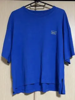 Lee プリント Tシャツ 青
