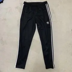 adidas 3本ライン ブラック ジャージパンツ S/M