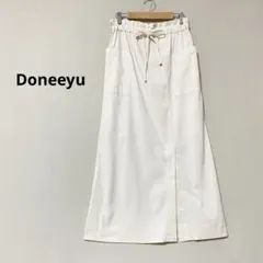 ドニーユ Doneeyu リネン混　タイトスカート　ストレッチ ドロスト　38のサムネイル