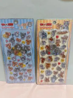トムとジェリー プチドロップステッカー　トムジェリ　プチドロ 2枚セット