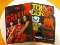 【未使用】アルバルク東京　ファングッズ　クリアファイル　セット　サンロッカーズ