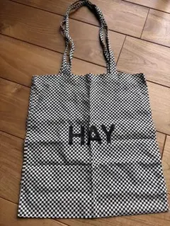 HAY チェック柄 トートバッグ