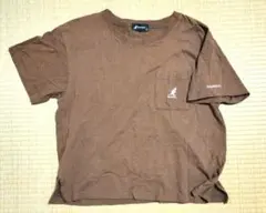 【KANGOL】 ★半袖Tシャツ★ L ★ ブラウン★ポケット付★おしゃれ★のサムネイル