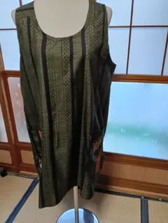 大島紬のチュニックのサムネイル