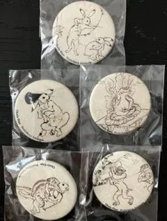 鳥獣戯画展　缶バッジ5個セット　1,35O円