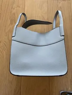 ライトグレー シンプル トートバッグ