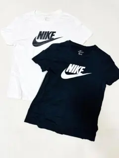 NIKE Tシャツ セット売り レディース サイズL 白 黒のサムネイル
