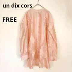 un dix cors アンディコールシアーシャツ ブラウス ピンク F 透け感