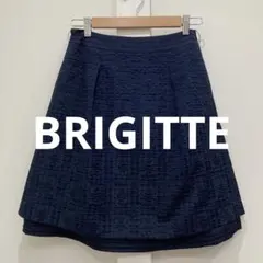 BRIGITTE ブリジット ひざ丈 スカート インナー付き 東京スタイル