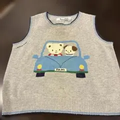 familiar 車デザイン ベスト　サイズ80