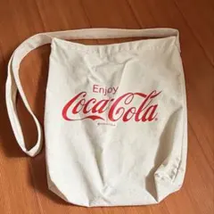 コカコーラ　ショルダーバッグ　トートバッグ　まちつき