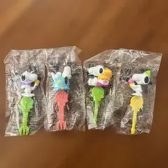 【非売品】サーティーワン★スヌーピーピック★4種4個セットฅ(・¨ ●)