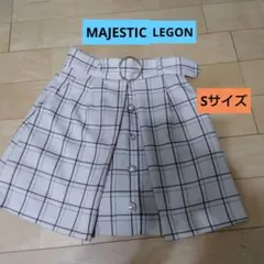 マジェスティックレゴン チェック スカート　パールボタンのサムネイル