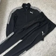 PUMA ジャージ上下セット M ブラック