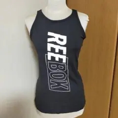 Reebok タンクトップ ブラック ロゴ入りのサムネイル