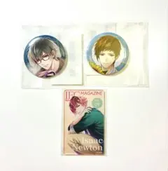 イケメンシリーズ　ぷちコレくじ　アクリルカード　缶バッジセット