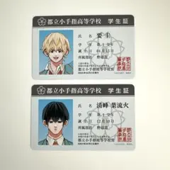 正反対な君と僕展 特典 学生証 平秀司 東紫乃 - メルカリ