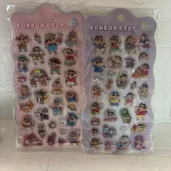 しんちゃん ボンボンドロップBONBON DROP シール 2シート