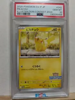 PSA10ピカチュウ [SV-P 242](「イラストレーションコンテスト