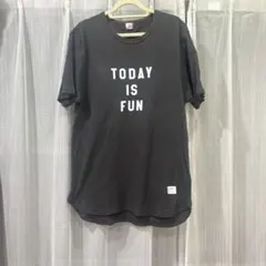 FOV チャコールグレー ロゴTシャツ TODAY IS FUNのサムネイル