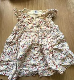 【美品】プチバトー 花柄ワンピース