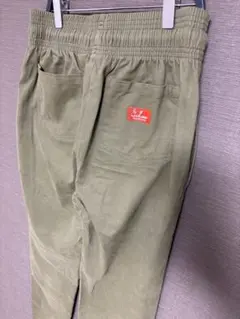 [人気商品] クックマン　シェフパンツ　オリーブ　ストレートフィット　Sサイズ