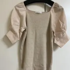 natural beauty basic パフスリーブ トップス