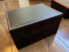 ★重厚感！！★ カーボンファイバー調 アクセサリーケース