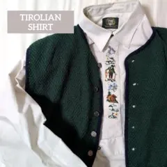 【ユーロ古着】チロリアンシャツ【民族】