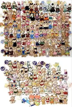 新品タグ付&美品多数163点ダッフィーフレンズぬいばぬいぐるみバッヂストラップ