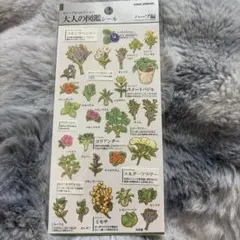 m*s様 大人の図鑑シール ハーブ
