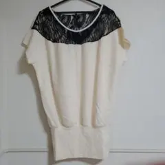 【JADE'S】ミニワンピース 胸元レース