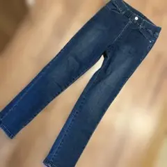 サイズ160 キッズ ダークブルー ストレートパンツ