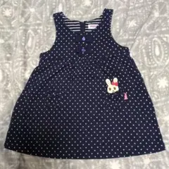 ミキハウス うさこちゃん ジャンバースカート