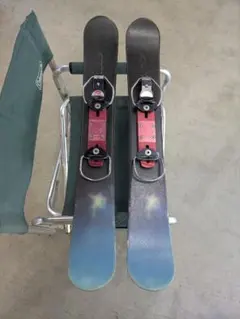 LINE ショートスキー スキーボードバインディング付き