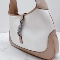 【希少カラー/美品】GUCCI ジャッキー GUCCキャンバス ワンショルダーのサムネイル