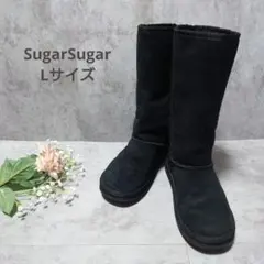 シュガーシュガー　ムートンブーツ　ミドルブーツ　秋冬　Lサイズ　シンプルのサムネイル