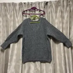 fifth グレー　オーバーサイズ　セーター