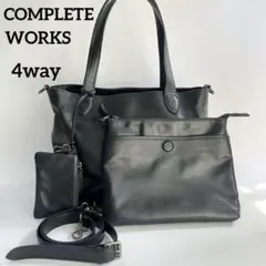 未使用　COMPLETE WORKS トートバッグ　4WAY 大容量　ブラック