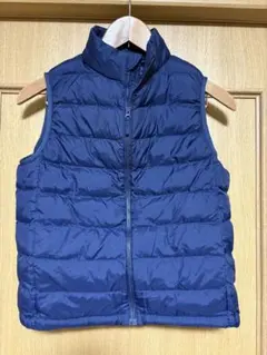 UNIQLO 中綿ベスト ネイビー 130 【美品】