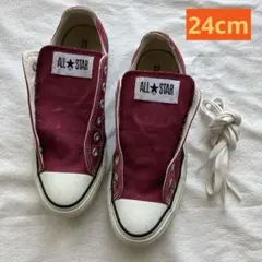 ALL STAR バーガンディ スニーカー　converse 24cm