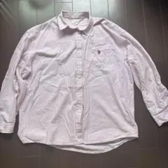 U.S. POLO ASSN. ピンク ストライプシャツのサムネイル