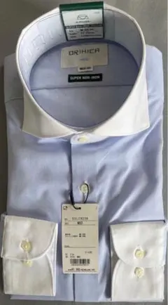 オリヒカ　ワイシャツ　クレリック　M 39-80 ストライプ