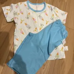 ユニクロ　パジャマ　110cm いないいないばあ　ワンワン　うーたんのサムネイル