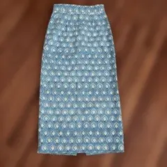 ロンハーマンSZ Blockprintsブルー キャンバススカート - メルカリ