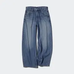 UNIQLO ユニクロ　バギーカーブジーンズ　23 裾上げあり　股下75→70